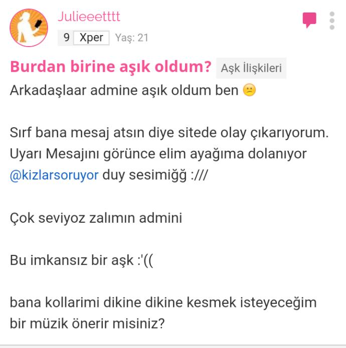 İmkansız Aşklarıyla KizlarSoruyor'u Kasıp Kavuran Üyeler Ve Soruları!