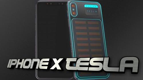 Dahili Güneş Paneline Sahip iPhone X Tesla Piyasaya Çıktı