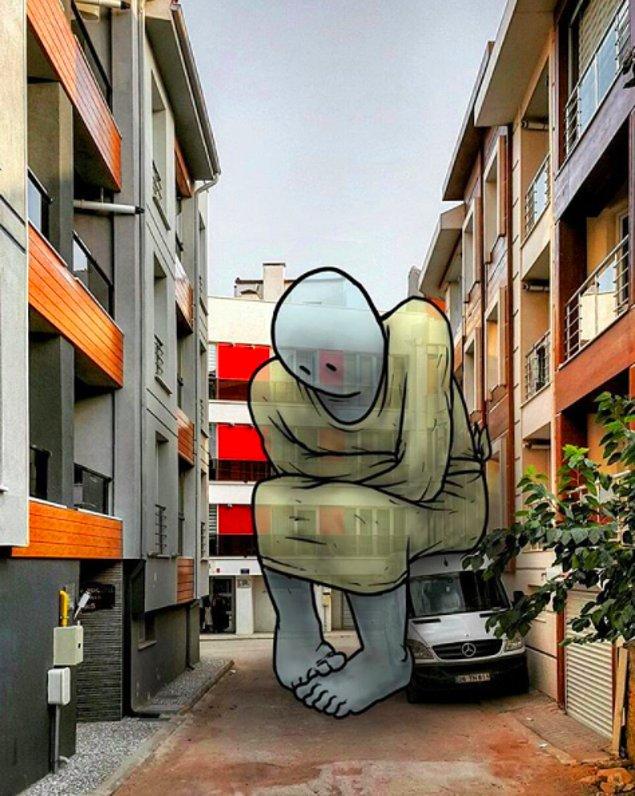 Eskişehir Sokaklarını Lilliputlular Basmış, Birbirinden Güzel İllüstrasyonlar Ortaya Çıkmış!