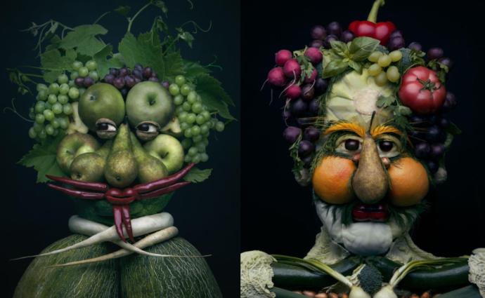 Meyve ve Sebzelerden Bol Vitaminli Sanat Eserleri Üreten Bir Sanatçı: Anna Tokarska!