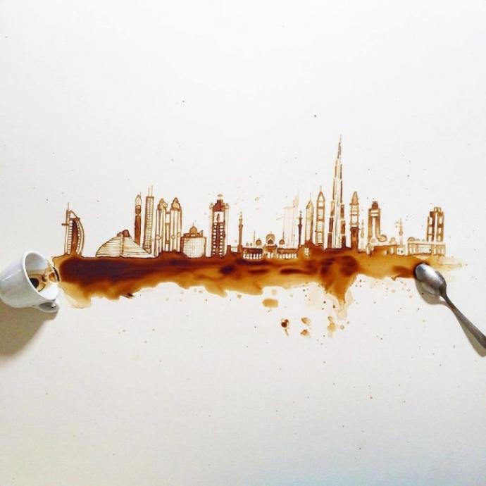 Kahveden Sanat Yaradan Bir Adam: Giulia Bernardelli!