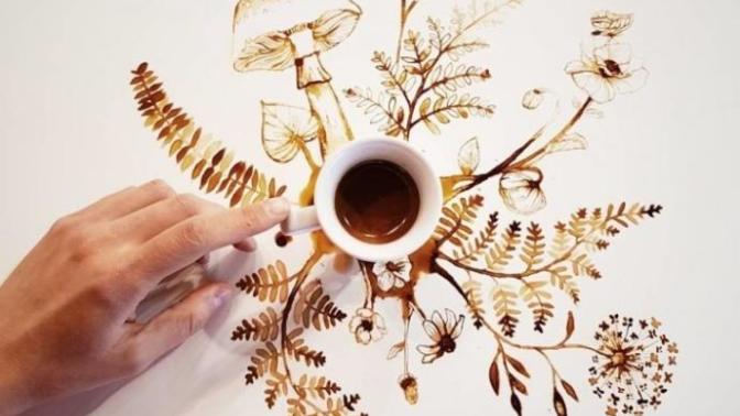 Kahveden Sanat Yaradan Bir Adam: Giulia Bernardelli!