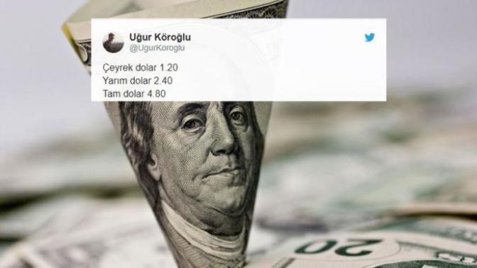 Doların Önlenemez Yükselişini Mizaha Vurmuş Twitter Mizahşörleri!