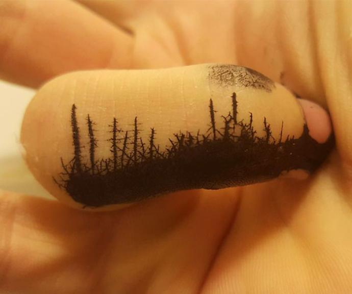 Dökülen Sıvıların Ortaya Çıkardığı Sanatsal Çalışmalar!