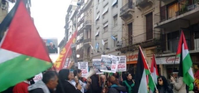 Dünya Kupasının Favori Takımlarından Arjantinli Messi ve Takım Arkadaşlarına İsrail Protestosu