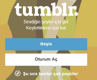 Dünyanın Kargaşasından Uzak Bir Yer: Tumblr