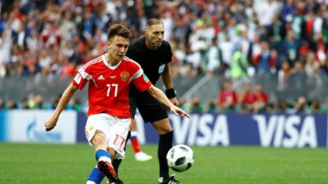 Dünya Kupası Rusya - Suudi Arabistan Maçında Rusya'dan Gol Yağmuru