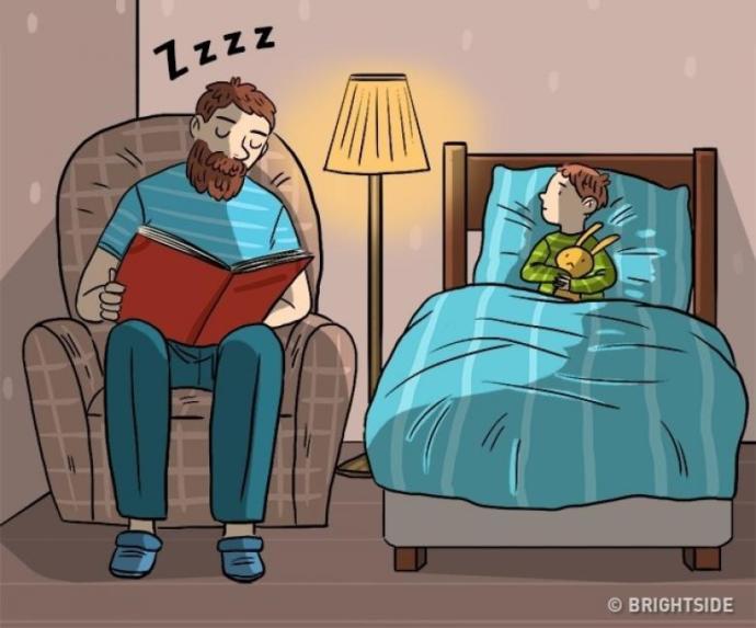Baba Olmanın Zorluklarını Anlatan Birbirinden Komik Çizimler