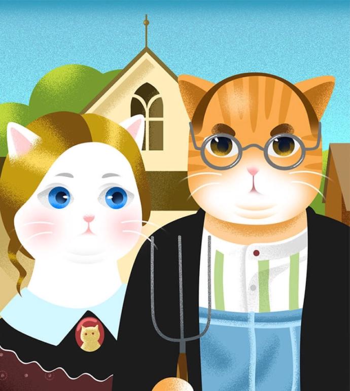Amerikan Gotiği-Grant Wood
