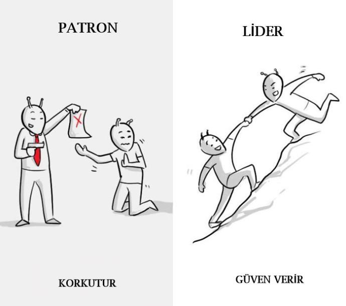 Patron ile Lider Arasındaki Farkı En İyi Şekilde Anlatan İllüstrasyonlar!