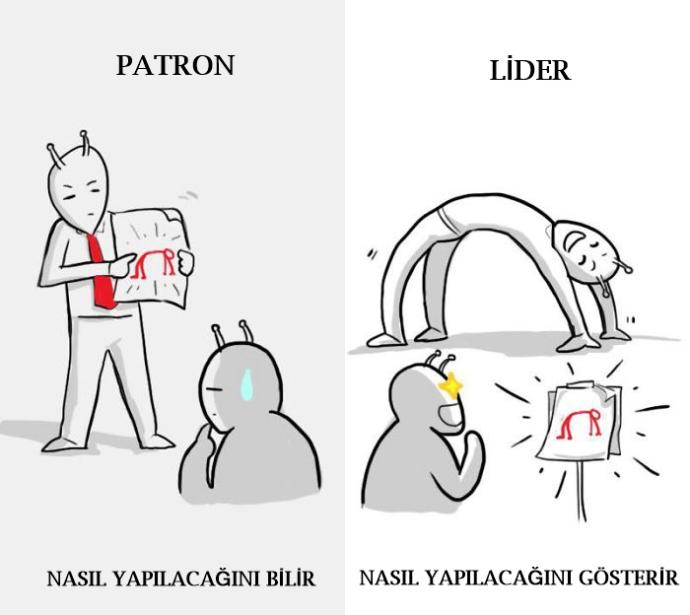 Patron ile Lider Arasındaki Farkı En İyi Şekilde Anlatan İllüstrasyonlar!