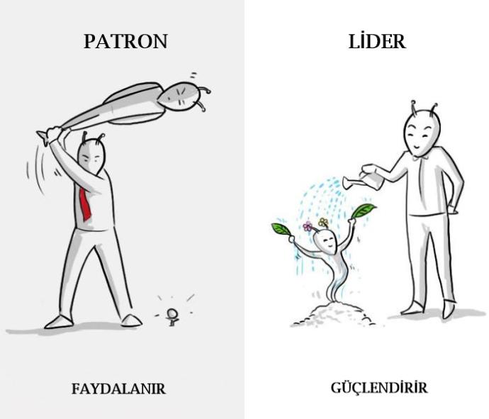 Patron ile Lider Arasındaki Farkı En İyi Şekilde Anlatan İllüstrasyonlar!