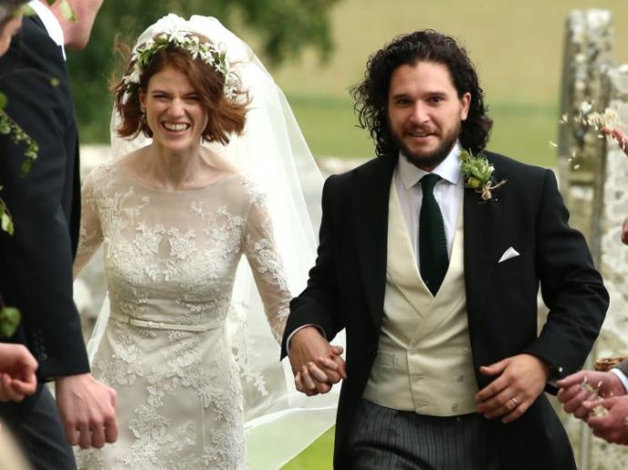 Jon Snow'umuz Evlendi! Kit Harington ve Rose Leslie'nin Muhteşem Düğünü