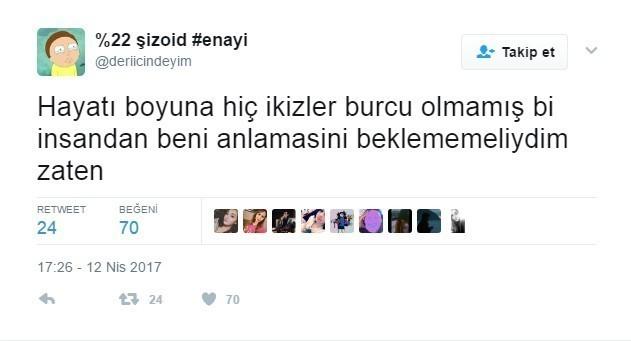 Bir Garip Ruh Haline Sahip Olan İkizler Burcu Hakkında Atılmış Komik Tweetler!