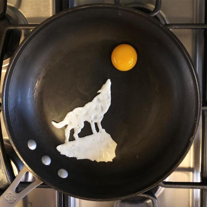 Michele'nin Bir Tek Yumurta İle Ortaya Çıkardığı Sanat!