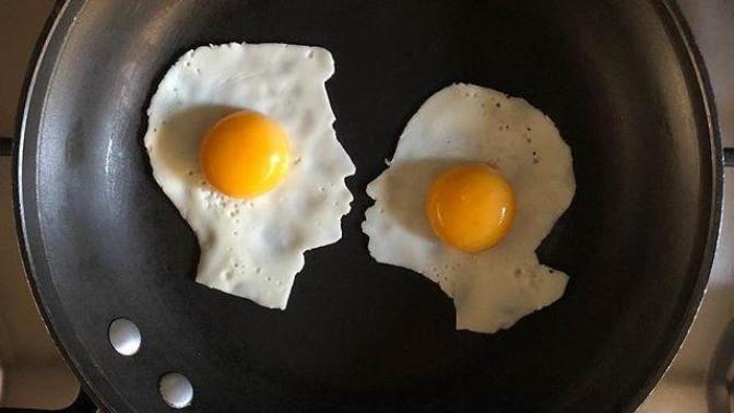 Michele'nin Bir Tek Yumurta İle Ortaya Çıkardığı Sanat!