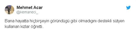 ''Destekli Sütyen Takmak Suçtur'' Diyen Erkeklerden Bomba Tweetler!