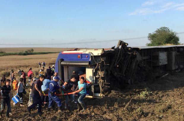 Tekirdağ'da Yolcu Treni Kazası: 24 Ölü 124 Yaralı Var