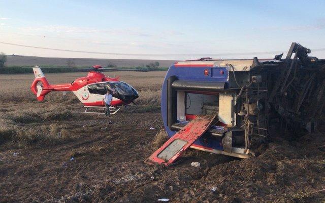 Tekirdağ'da Yolcu Treni Kazası: 24 Ölü 124 Yaralı Var
