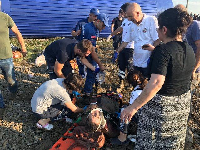 Tekirdağ'da Yolcu Treni Kazası: 24 Ölü 124 Yaralı Var
