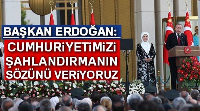 Cumhurbaşkanı Erdoğan'dan Yeni Sisteme Geçiş Sonrası İlk Konuşma