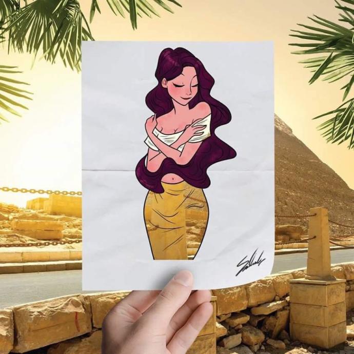 Turizmi Teşvik Etmek Amacıyla Doğa ile Çizimi Bütünleştiren Sanatçının Hayran Kalacağınız Eserleri!
