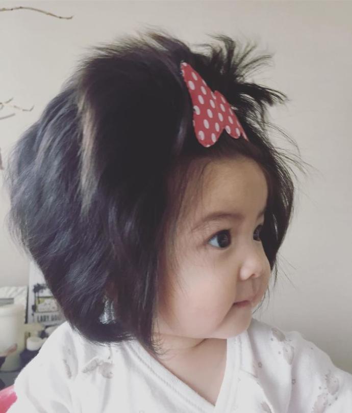Altı Aylık Olmasına Rağmen Gür Saçlarıyla Kızları Kıskandıran Bebek: Chanco!