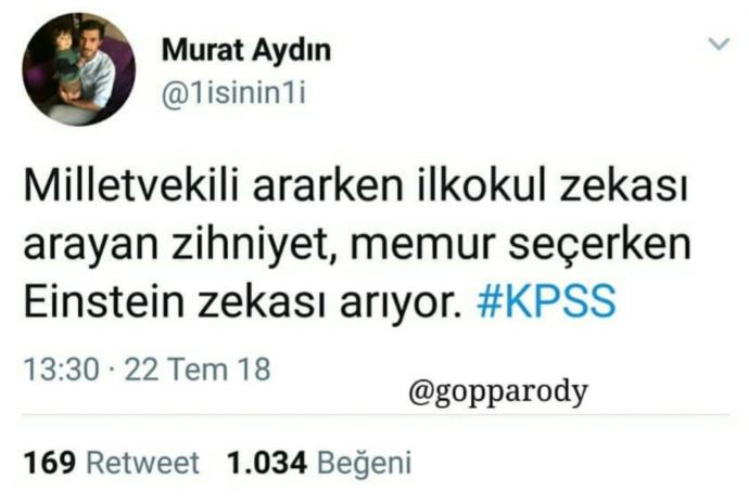 KPSS Sonrası Atılmış 7 İlginç Tweet