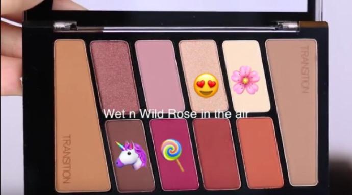 Daha kolay anlatayım diye palette kullndığım renkleri işaretledim🙈🙈
