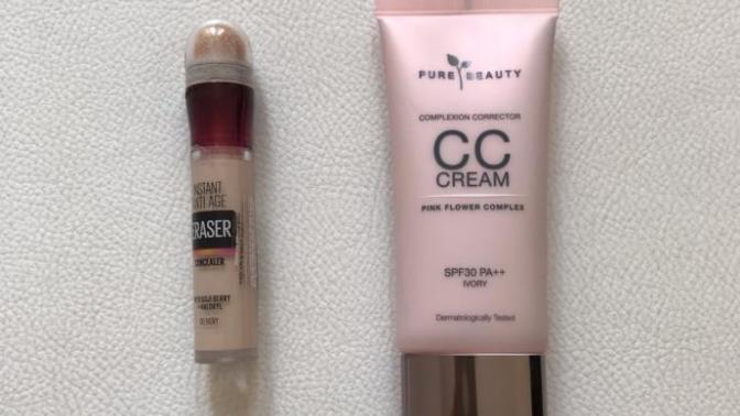 Pure Beauty CC Krem ve Maybelline Instant Anti-Age Eraser Kapatıcıyı Sizler için İnceliyorum!