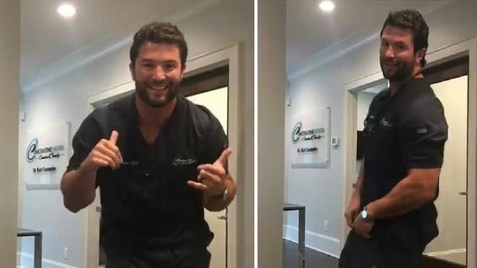 Böyle Diş Hekimi Dostlar Başına: Kısa Dansı İzlenme Rekoru Kıran Diş Hekimi Gülümsetiyor