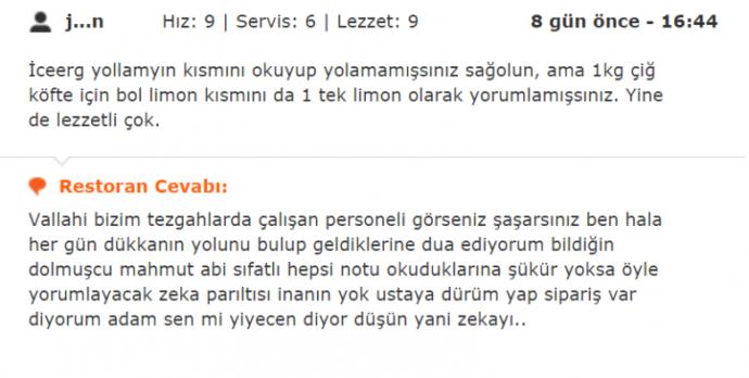 Yemek Sipariş Eden Müşterilerine Yaptıkları Yorumlar İle Herkesi Güldüren Mekan Sahipleri!