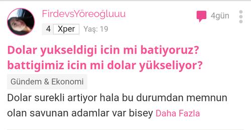 Eyy Dolar! Sen mi Büyüksün Yoksa KizlarSoruyor mu Büyük?