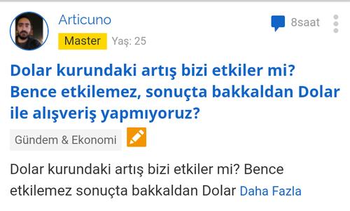 Eyy Dolar! Sen mi Büyüksün Yoksa KizlarSoruyor mu Büyük?