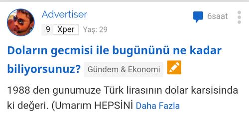 Eyy Dolar! Sen mi Büyüksün Yoksa KizlarSoruyor mu Büyük?