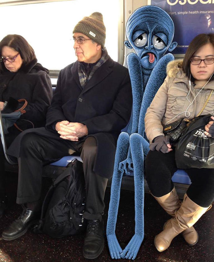 Metroda Canı Sıkılan Sanatçının Çizdiği Birbirinden Eğlenceli Çalışmalar!