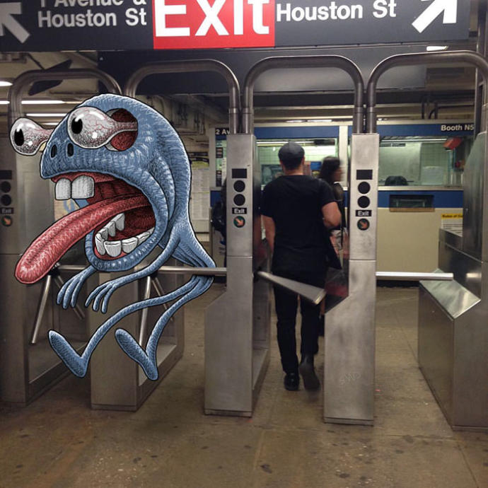 Metroda Canı Sıkılan Sanatçının Çizdiği Birbirinden Eğlenceli Çalışmalar!