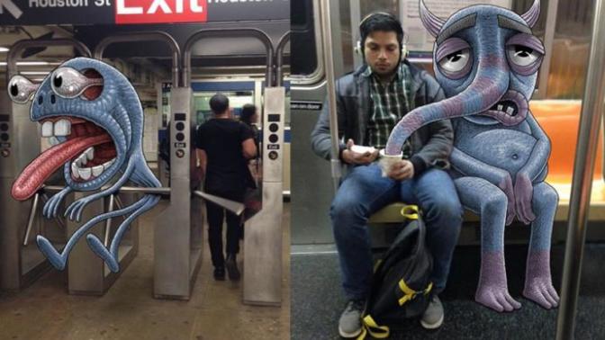 Metroda Canı Sıkılan Sanatçının Çizdiği Birbirinden Eğlenceli Çalışmalar!