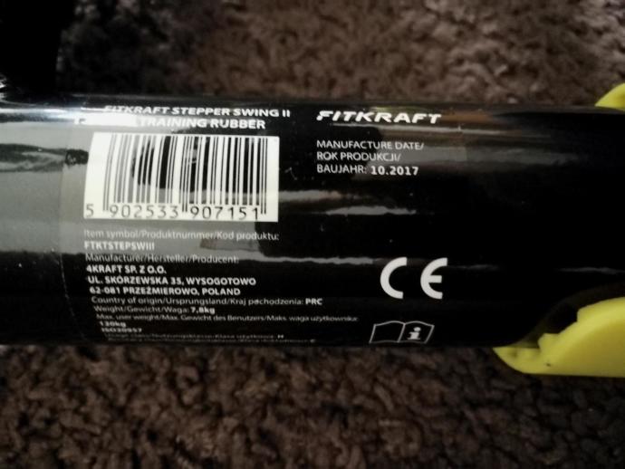 Fitkraft Twister FTKTSTEPSWI000 Siyah, Bilgisayarlı ve Germe Aparatlı Step Aleti