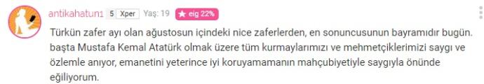 30 Ağustos Zafer Bayramı'nın Değerini Çok İyi Bilen KScanlar'dan En İyi Görüşler!