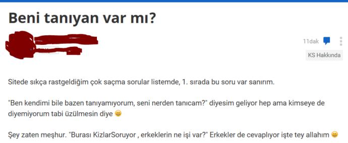 Abimiz epey derlenmiş :)