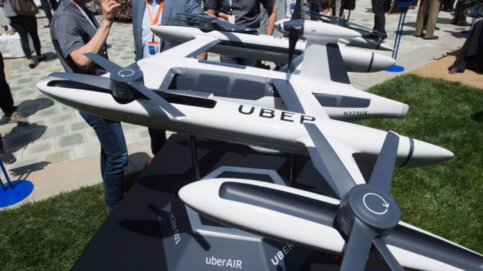 Uber Drone'la Paket Servis Yemek Teslimatına Hazırlanıyor