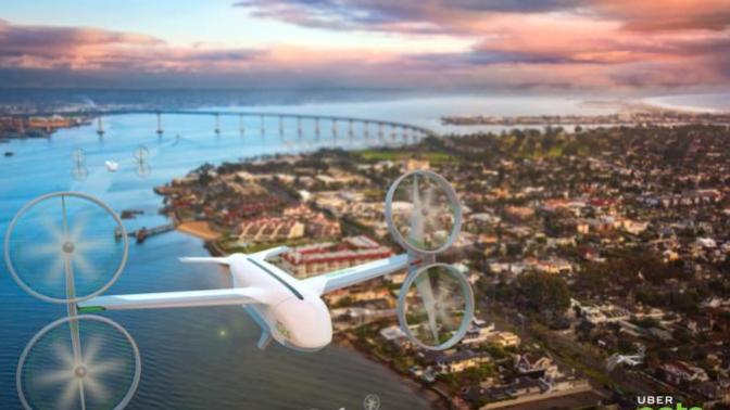 Uber Drone'la Paket Servis Yemek Teslimatına Hazırlanıyor