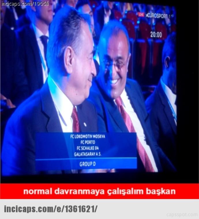 Galatasarayın Şeker Gibi Şampiyonlar Ligi Kurası ve En Tatlı Yankıları