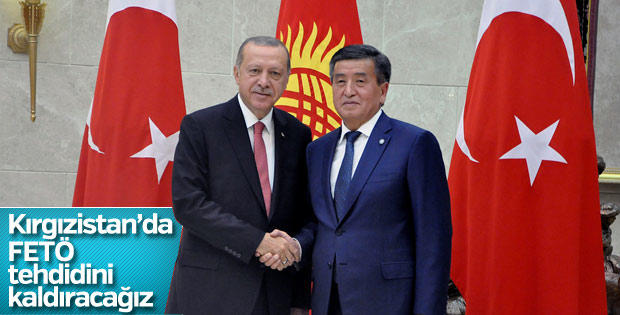 Erdoğan, Kırgızistan Gezisinde FETÖ Yapılanmasına Değindi