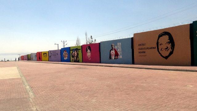 Erciş'te Duvarlar Yeşilçam Yıldızları ile Renklendi