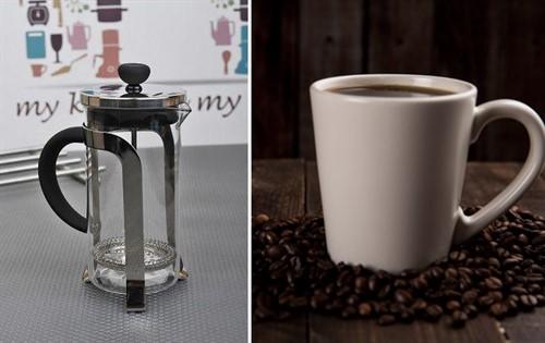 İçleri ısıtan güzel bir fincan filtre kahve için Fame Kitchen Çelik French Press