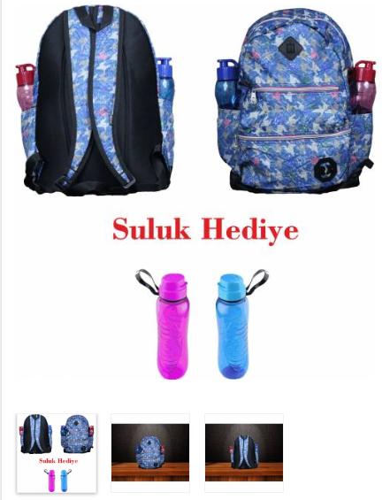 Trend Su Geçirmez 3 Bölmeli Sırt Çantası - Ergonomik 1 Yıl Garantili Okul Seyehat Çantası
