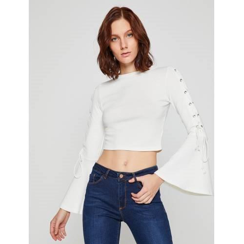 Koton Kol Detaylı Sweatshirt