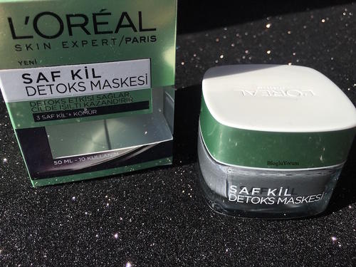 1) Yüzümüzün kalbimiz kadar temiz olması için Loreal Kil Maskesi